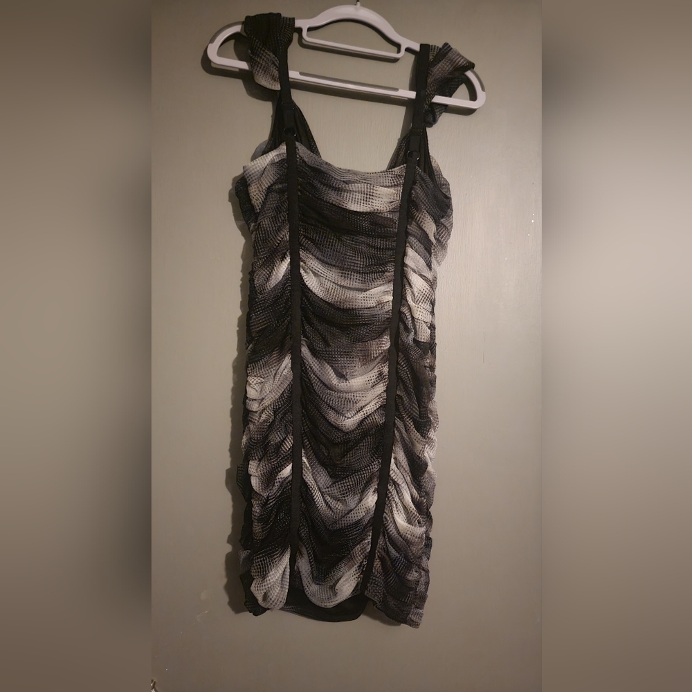 BCBGMaxazria Ruched mini dress